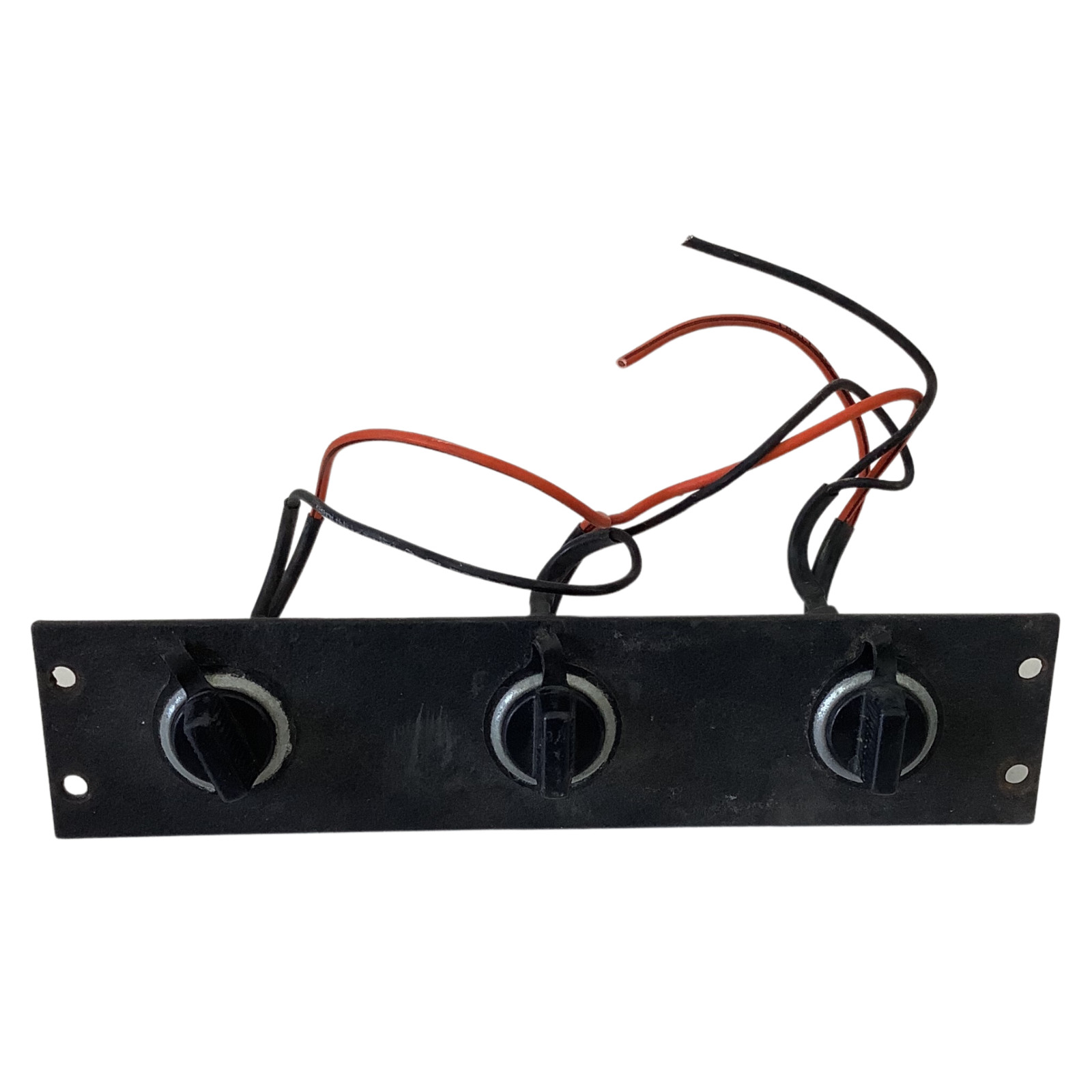 Police Center Console 12V Multi Socket Outlet Plate Cover 8.5" X 2" #1