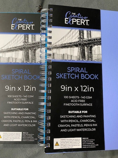the grative expert spiral sketch book 9x12 100 sheet 140 g(2 pack) same picture