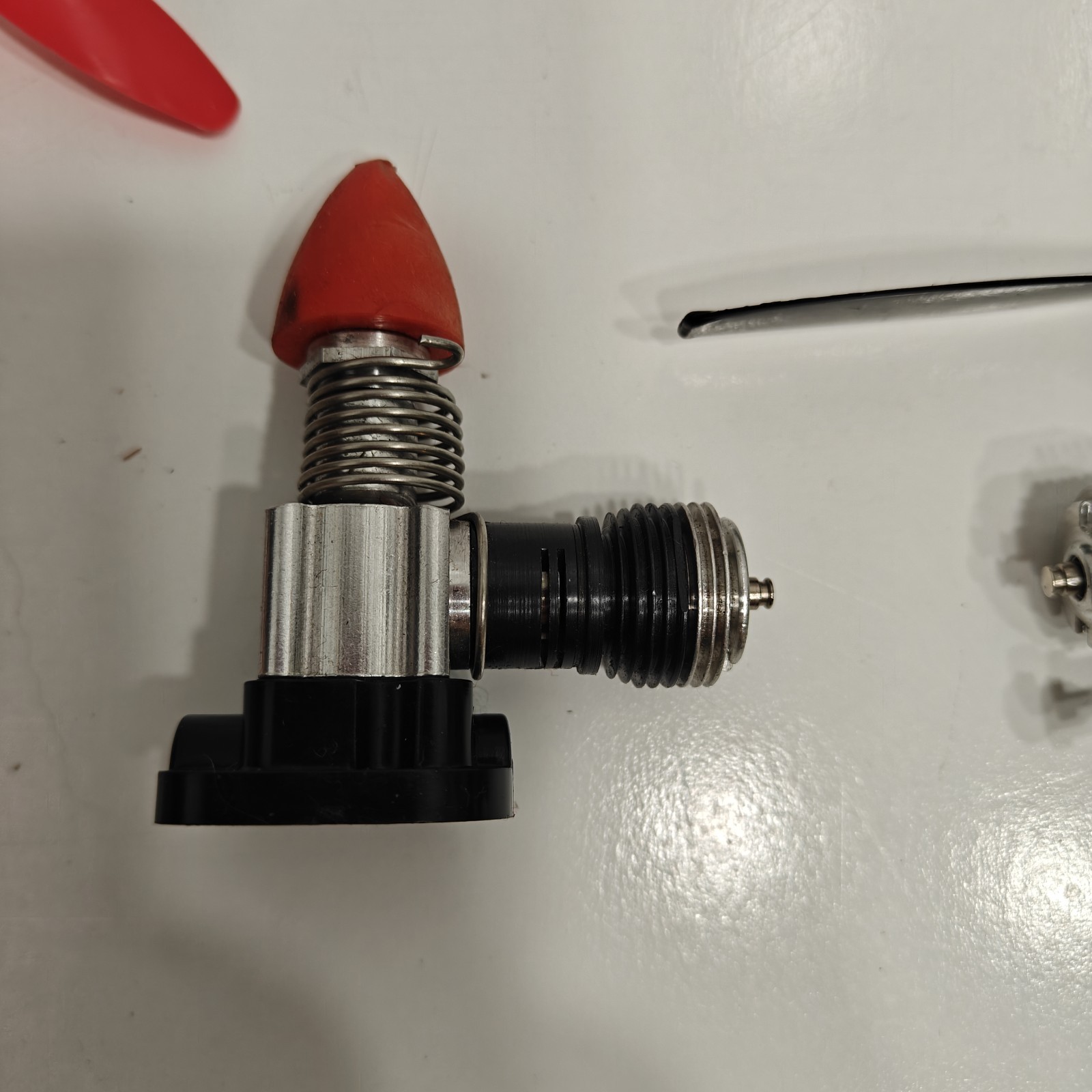 Vintage Model Airplane Engine Parts Lot Propellers Accessories Untested