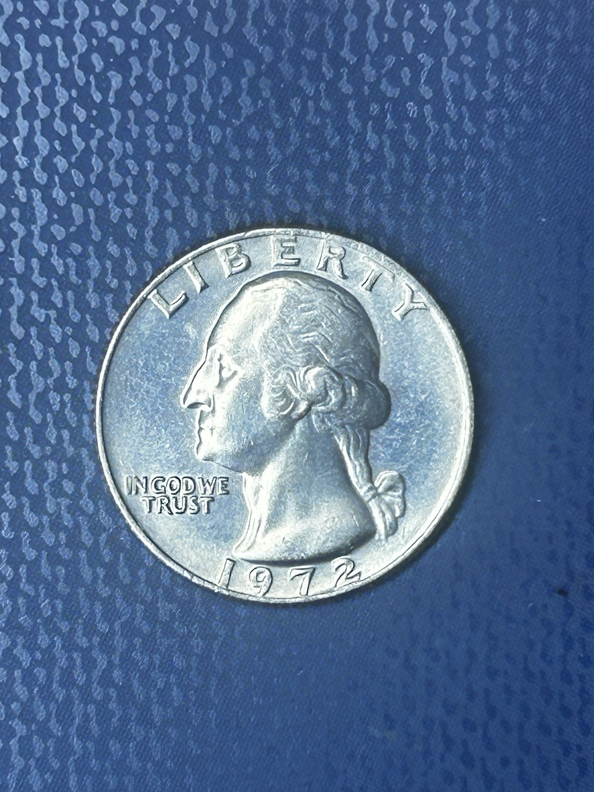 1972 Washington Quarter Brilliant Uncirculated Full Feathers Mint State #J12
