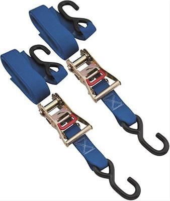BikeMaster 100531 1.5" Nylon Blue Ratchet Tie-Down