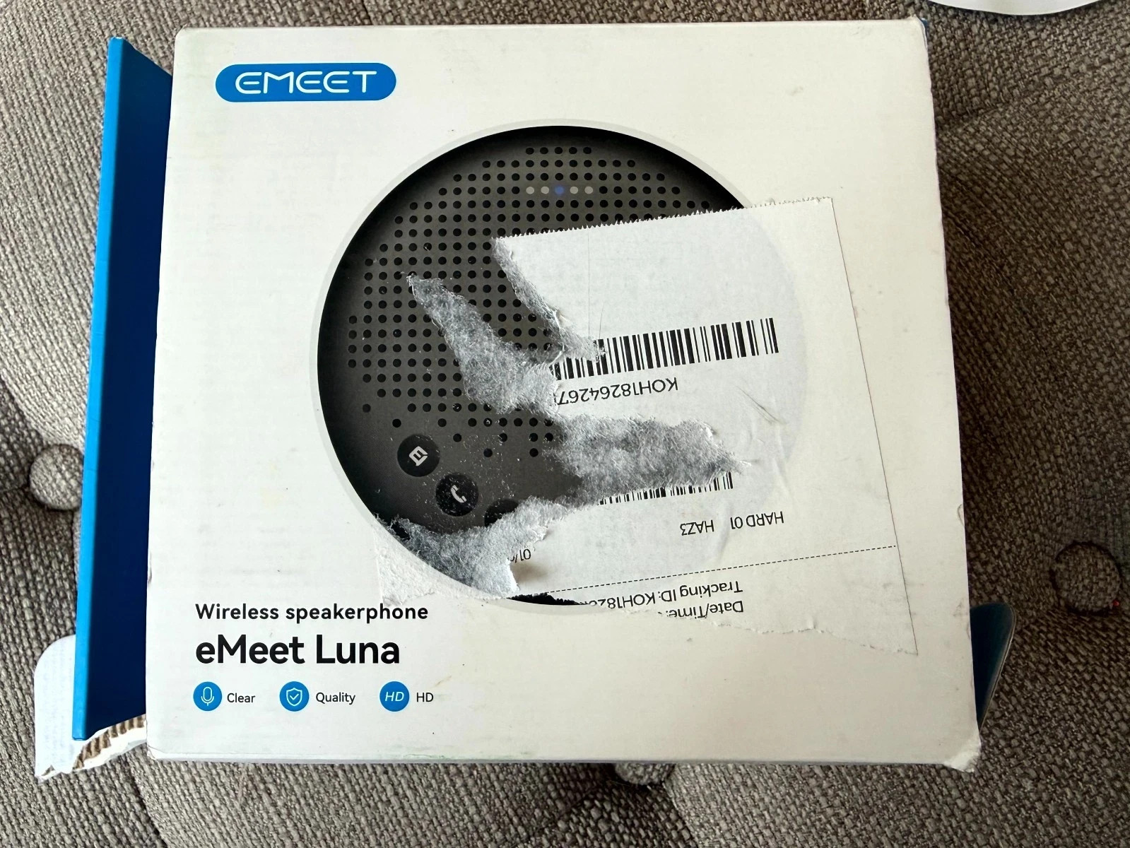 EMEET Luna Bluetooth Wireless Speakerphone & microphone for Audio Conferencing
