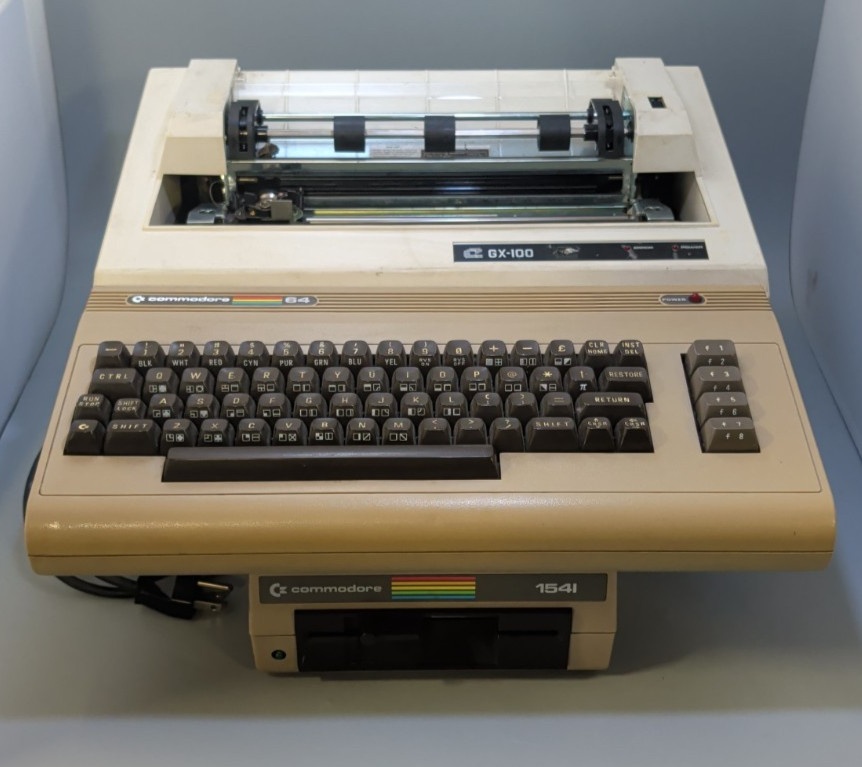 Commodore 64 Computer Combo w/ 1541 Disk Drive & GX-100 Printer -