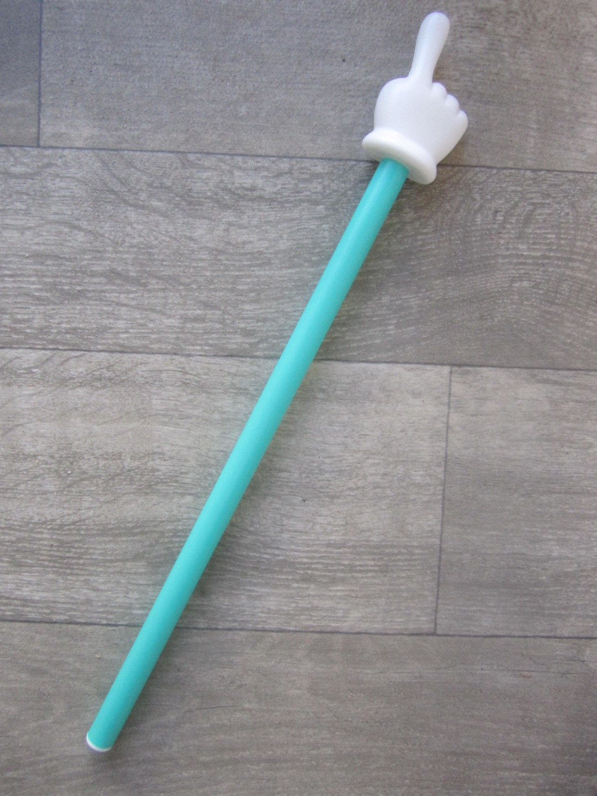 Classroom Plastic Teacher POINTER FINGER 15 1/2" Blue-Green Pkg NEW!