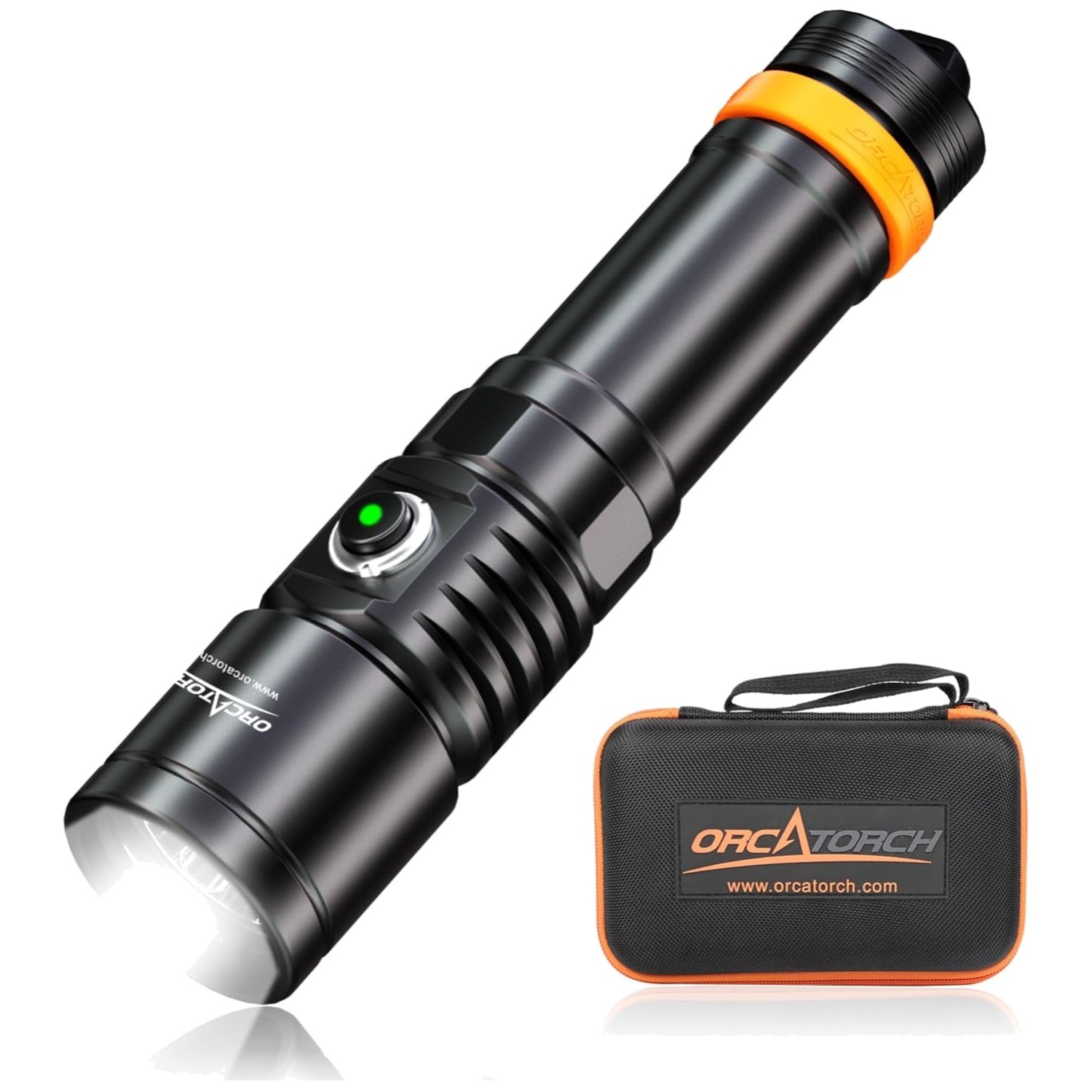 Waterproof Underwater Flashlight, 6° Narrow Beam