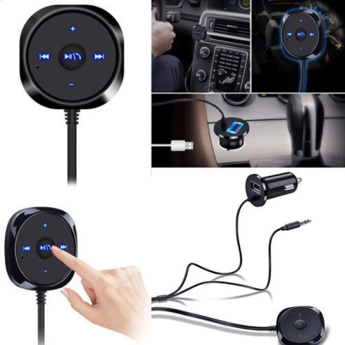 Wireless Bluetooth Adapter Dongle Aux-in Audio Line for Car Speaker iPhone 7 6S