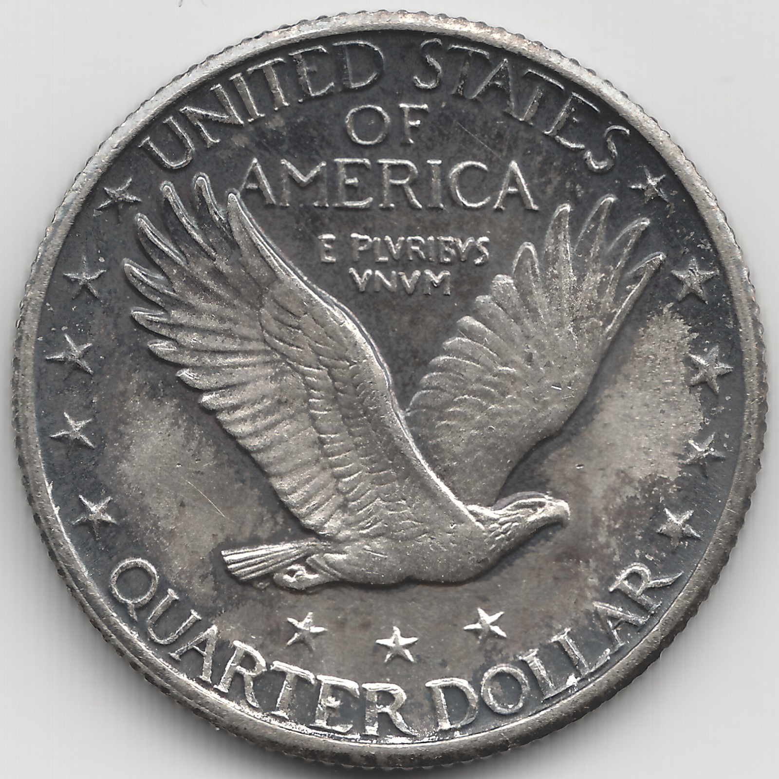 1926 Standing Liberty Quarter, AU+-MS, scratched/cleaned