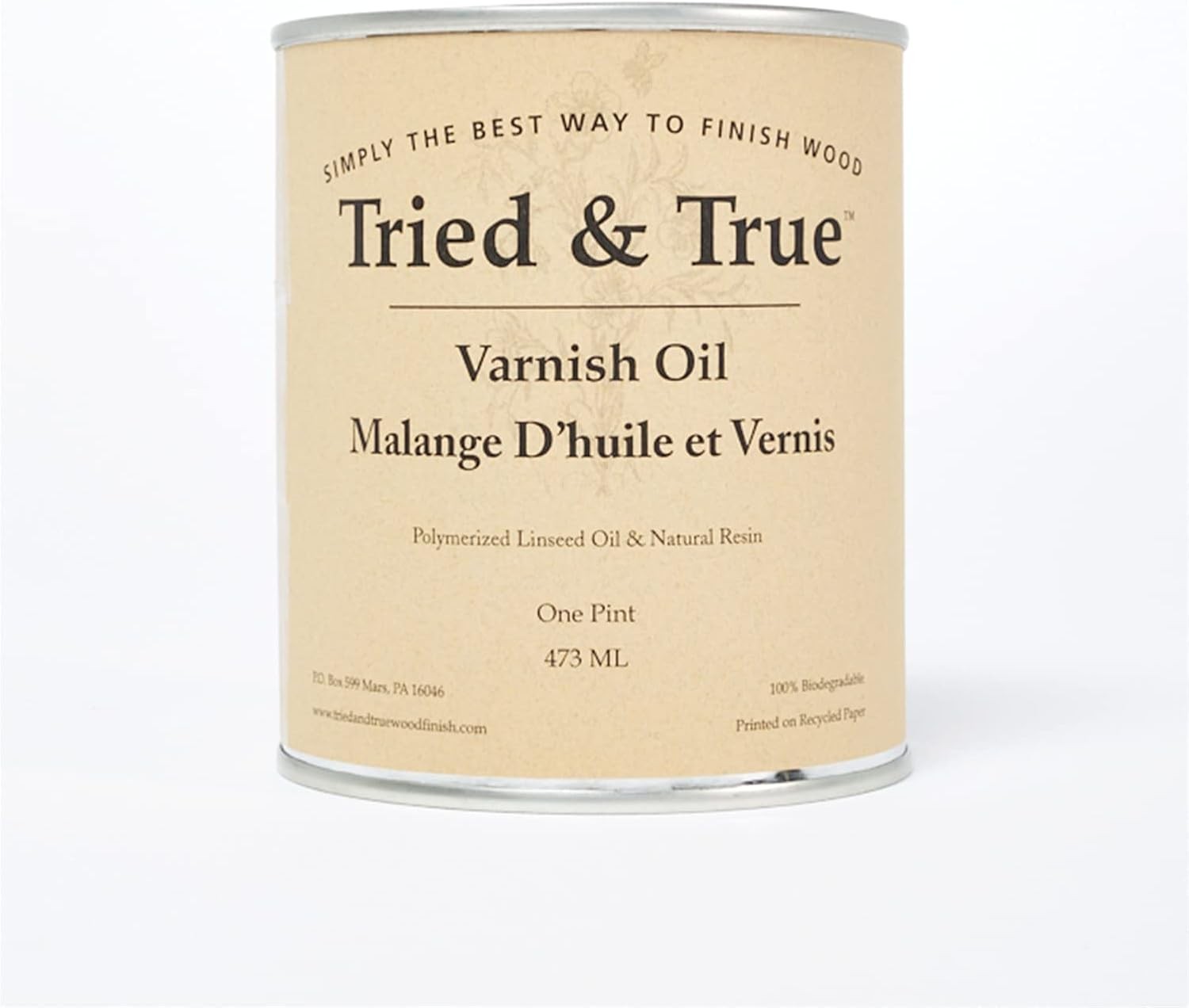 Superior Varnish Oil Wood Finish, Pint - Natural Pine Resin
