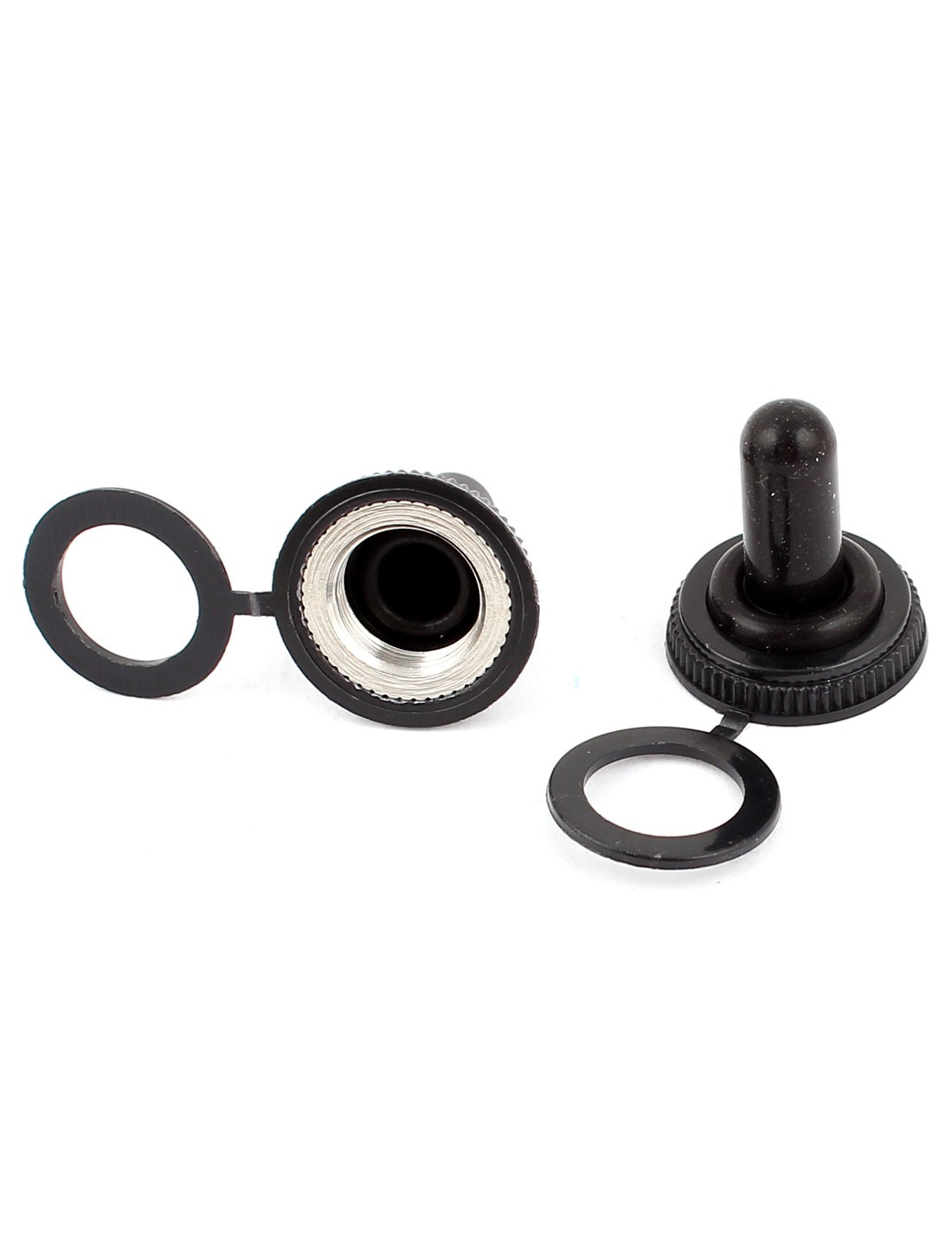 12Pack 11mm Female Thread Dia Rubber Waterproof Toggle Switch Cover Cap