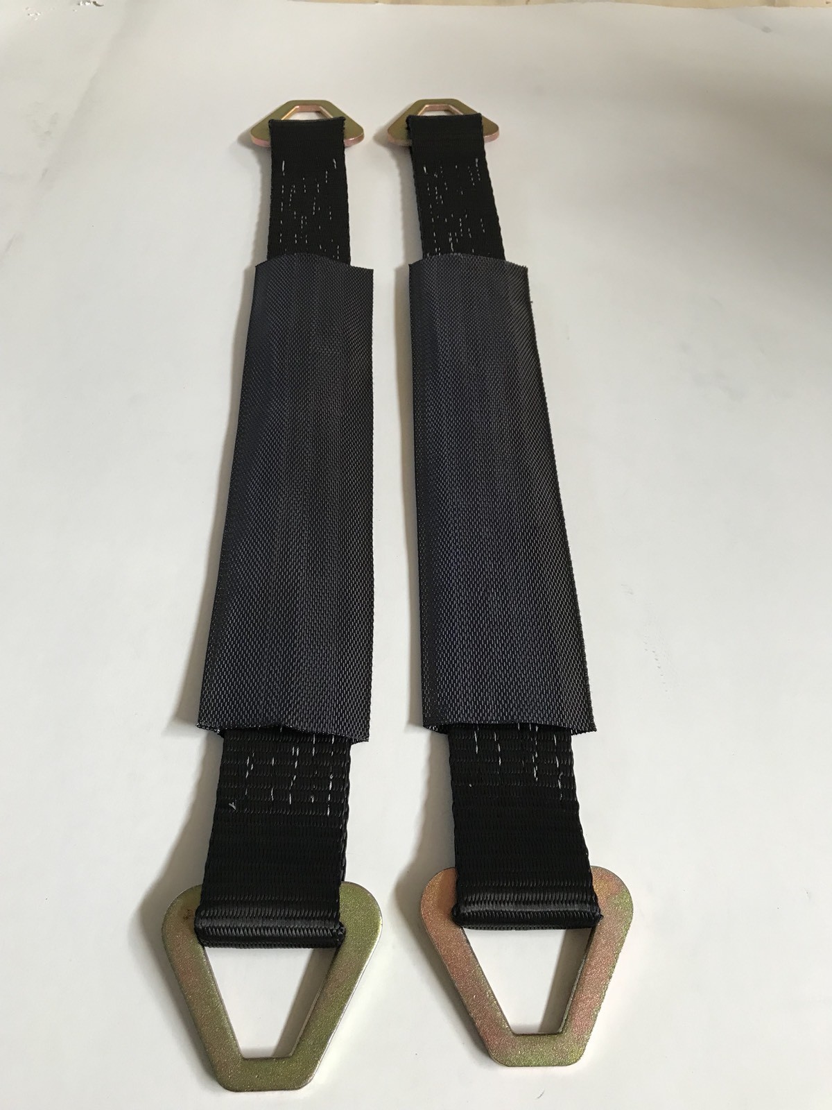 SET OF 4 - 4' AXLE STRAPS 12K WEB (BLACK)
