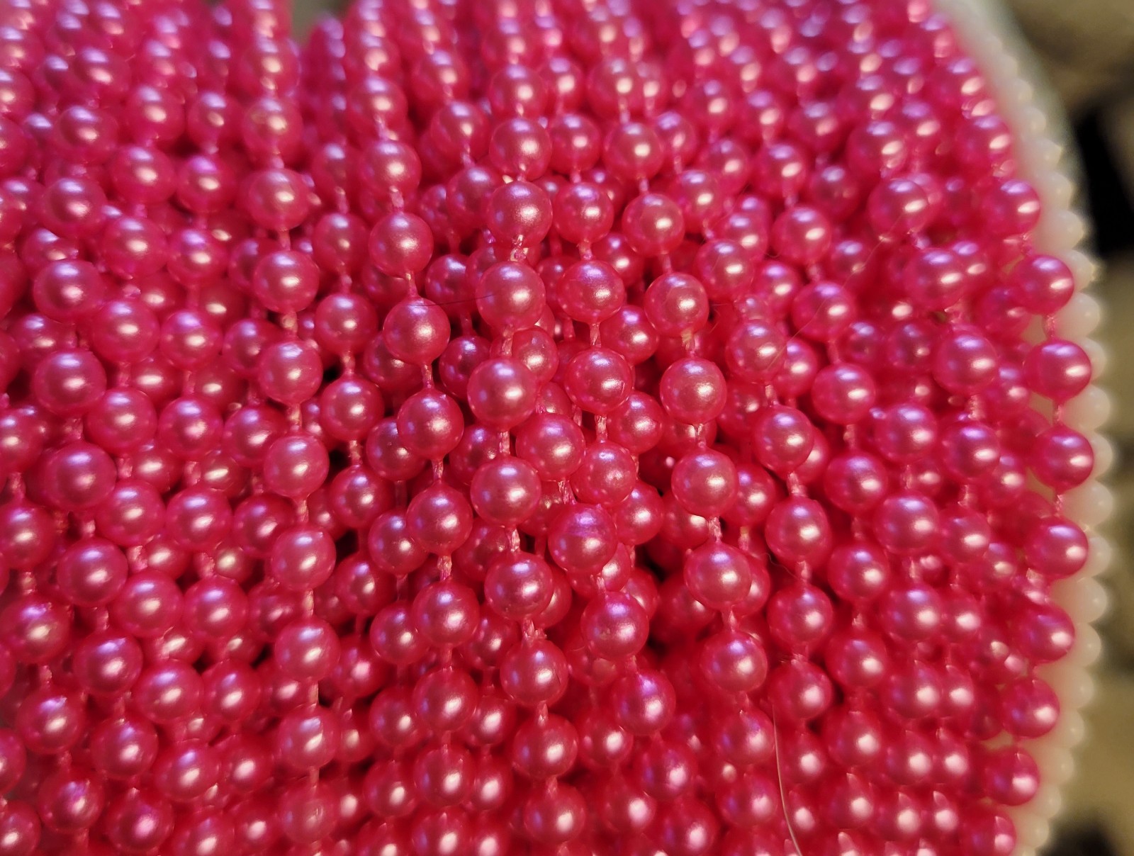30 Medium 1/8" HOT PINK Plastic Mono Eyes for Fly Tying