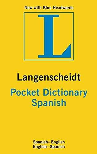 Langenscheidt Pocket Dictionary - Vinyl Bound, by Langenscheidt - Very Good