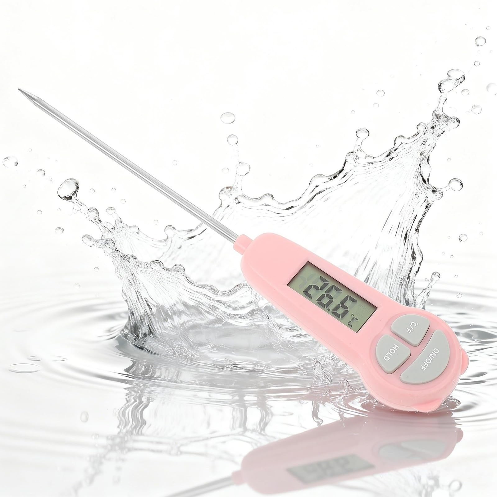 Digital Meat Thermometer Instant Read, Food Thermometer for Kitchen Oven Gril...