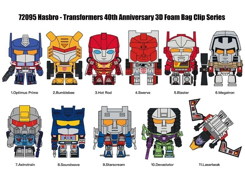 Transformers NEW * Astrotrain Clip * Blind Bag 40th Anniversary Monogram