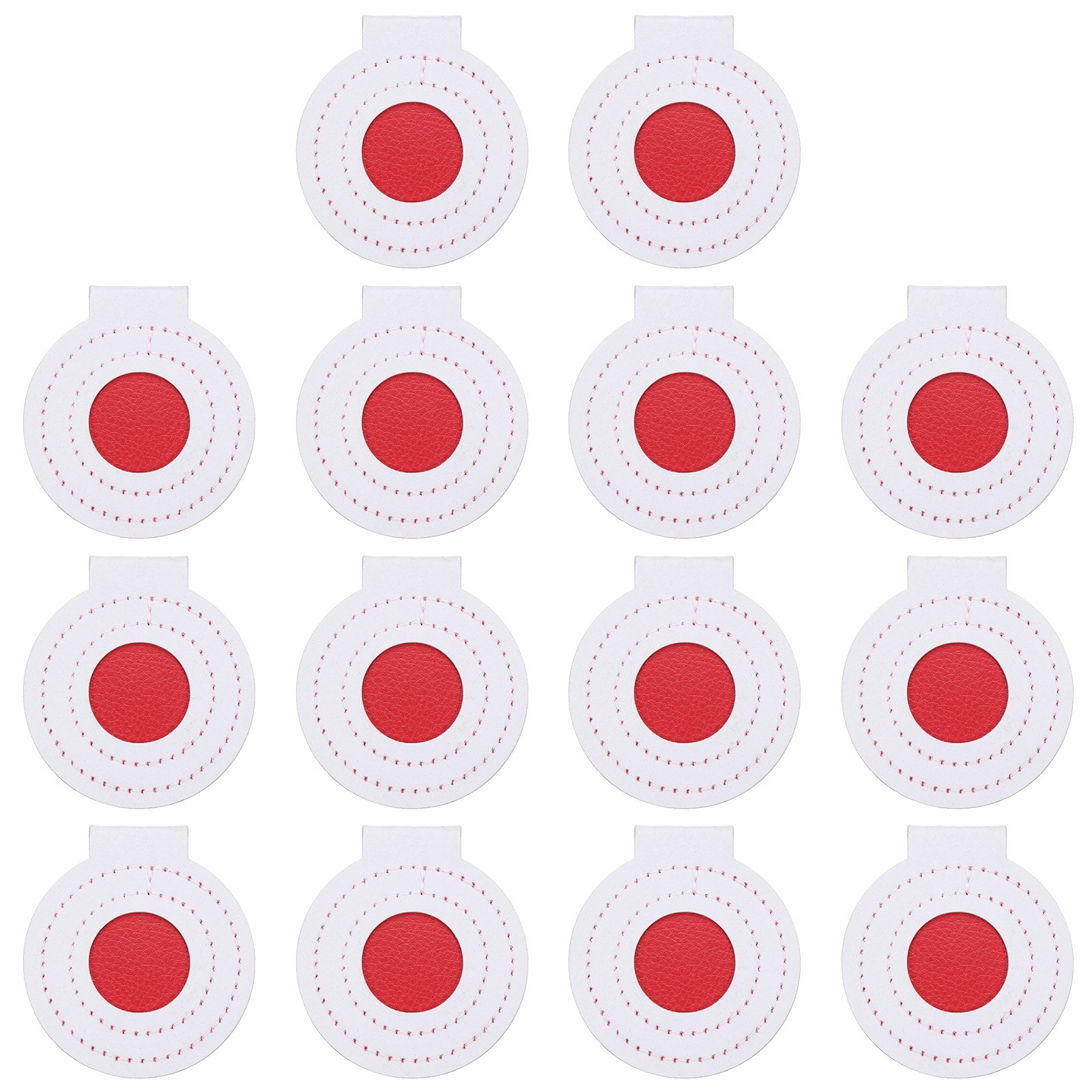 14Pcs Microfiber Bullseye Targets for Shooting Practice 7cm