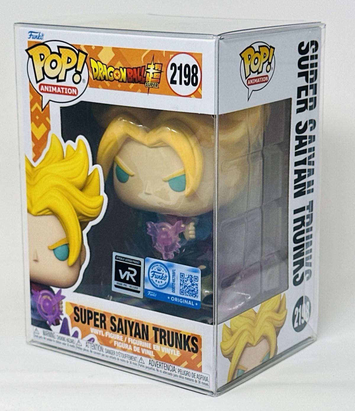Funko Pop! Dragon Ball Super - Super Saiyan Trunks #2198 vRare PreRelease - New
