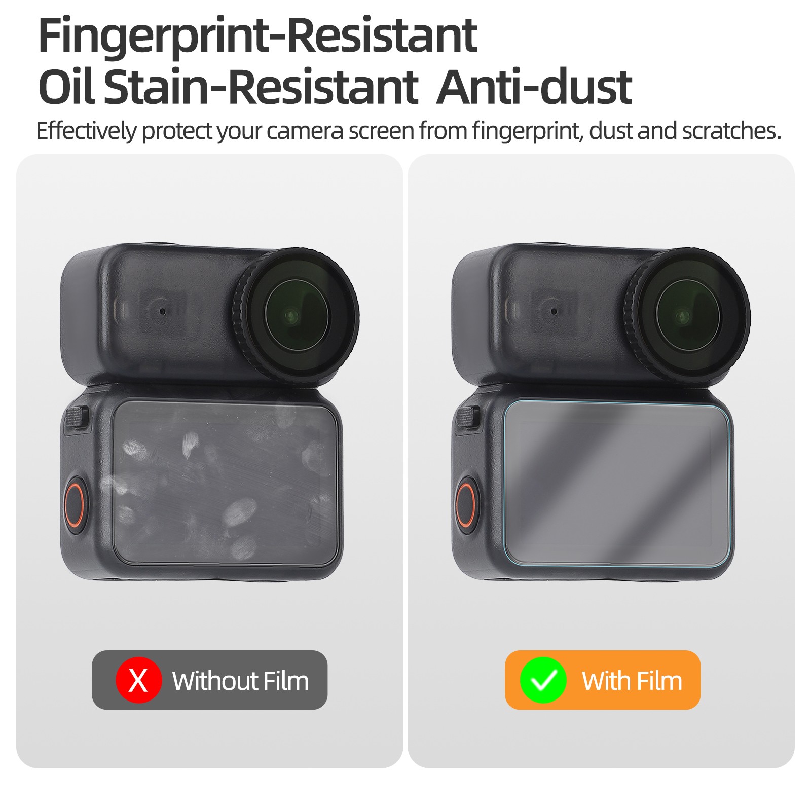 2pcs Screen Tempered Glass Protector for DJI Osmo Nano Camera Accessories Films