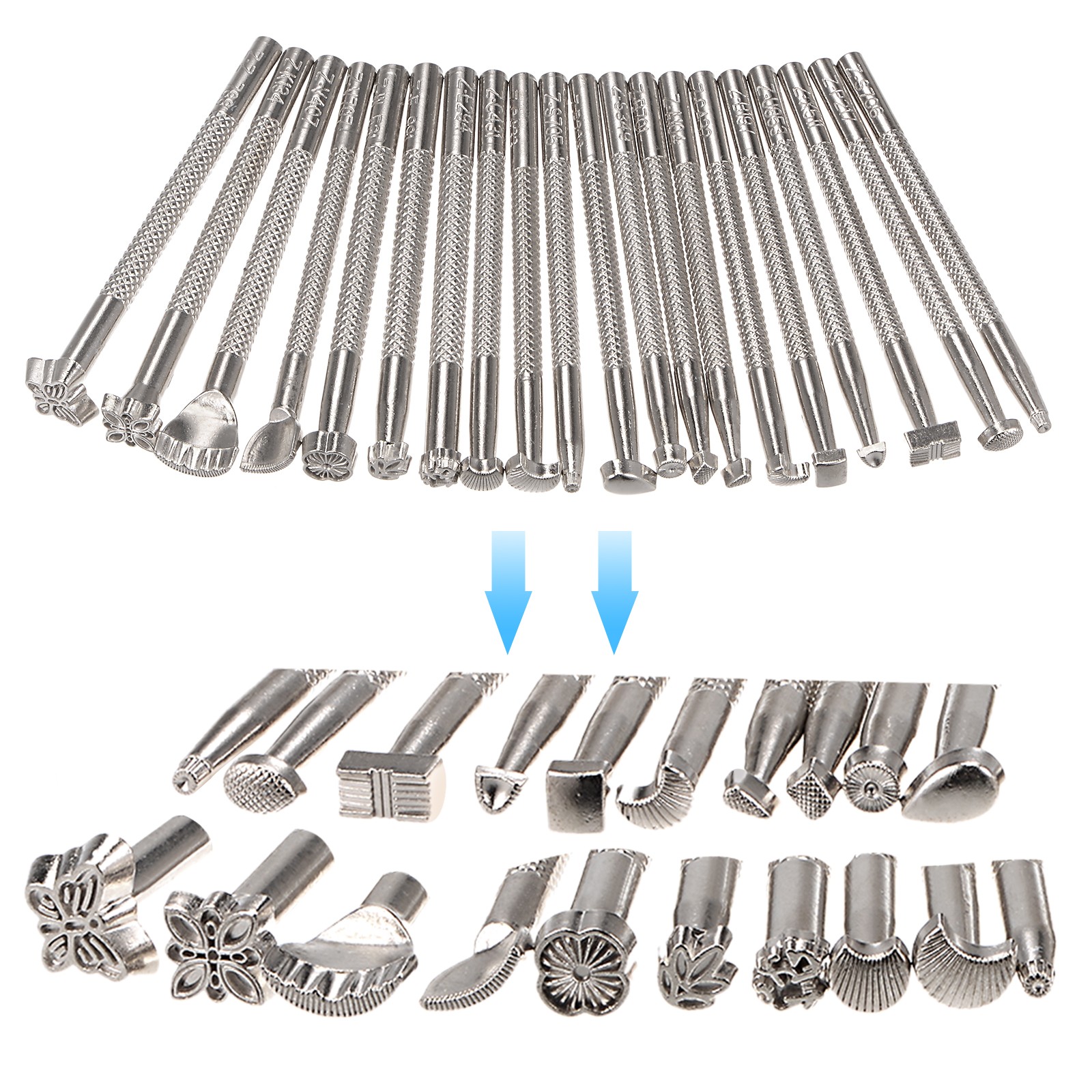 50pcs Leather Tools Hand Stitching Leather Working Tools