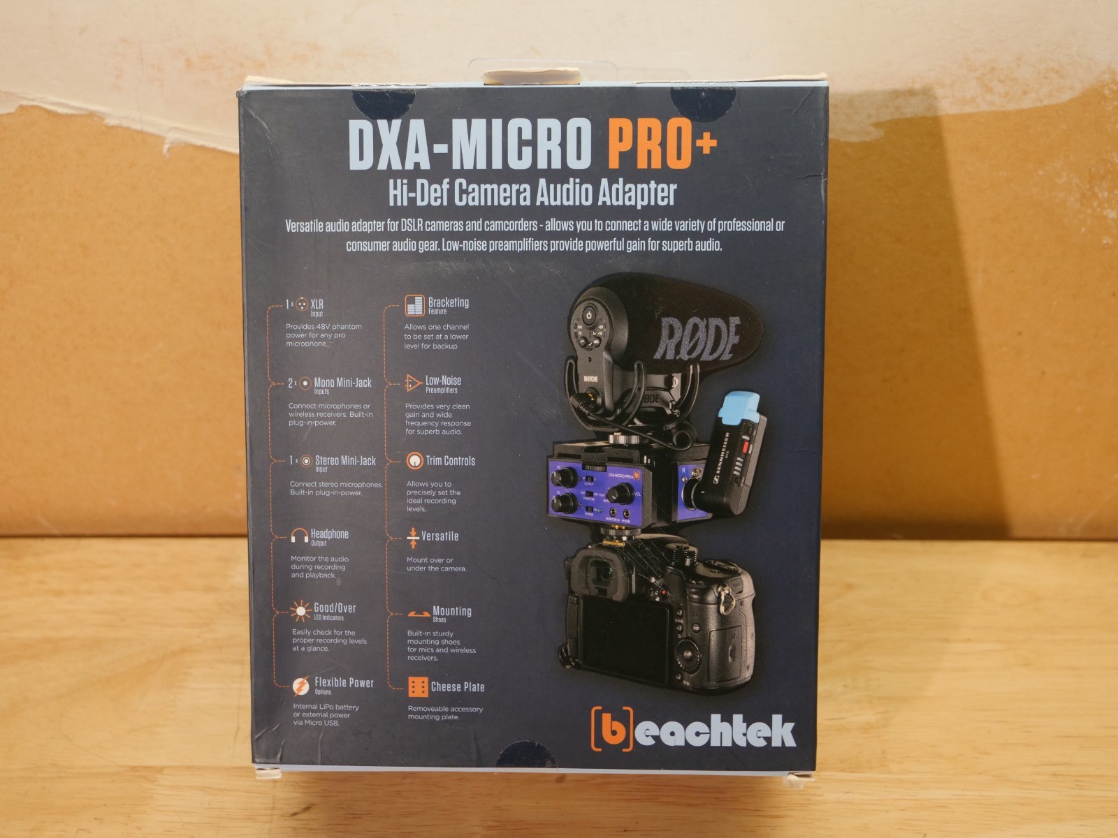 Beachtek DXA-MICRO-PRO PLUS Active Audio Adapter for DSLRs and Camcorders - NEW