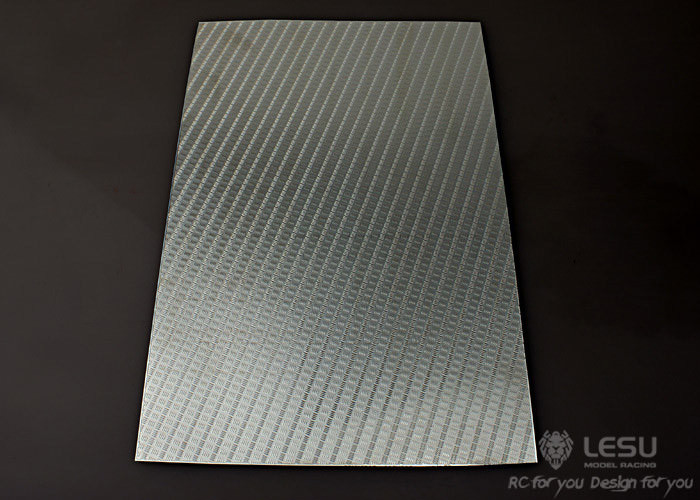 LESU Metal Diamond Plate A for 1/14 Scale Tamiya RC Tractor Truck DIY Car Model
