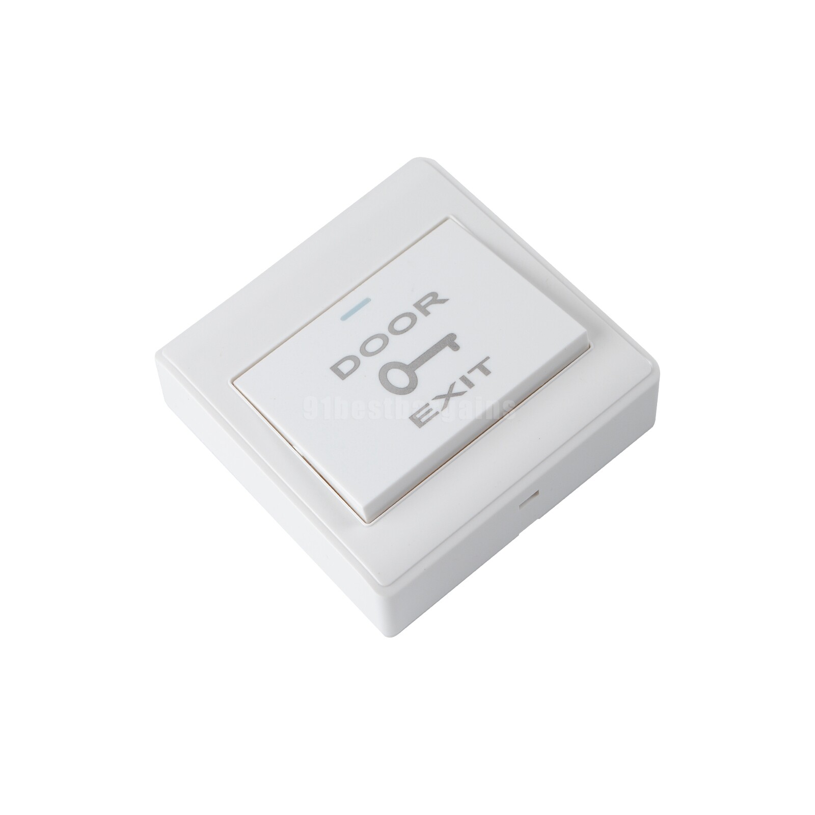 Push to Exit Button Release NO/NC/COM Door Switch Panel 86mmx86mm 36V 3A White
