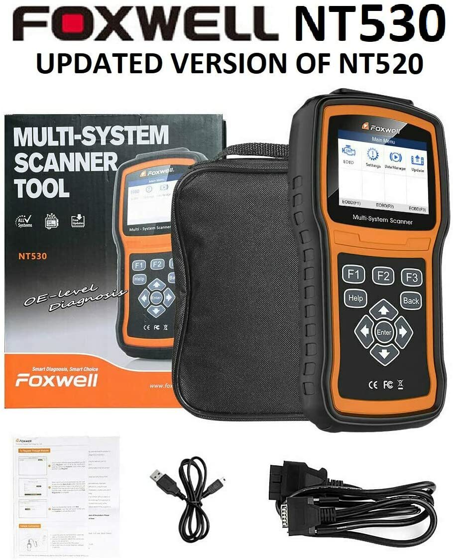 FOXWELL NT530 PRO MERCEDES BENZ DIAGNOSTIC SCANNER TOOL MULTIPLEXER 38 PIN CABLE