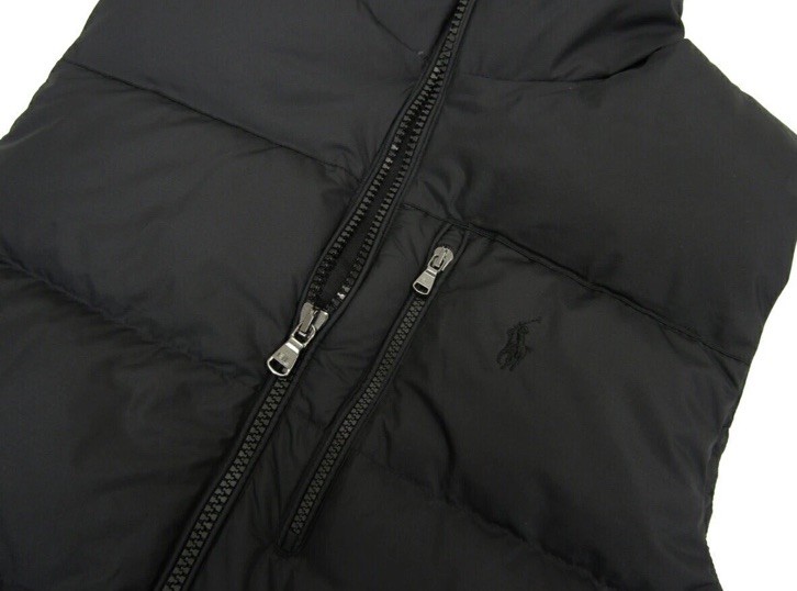 Polo Ralph Lauren Puffer Down Vest Jacket Coat - Black (Black Pony) -S NWT