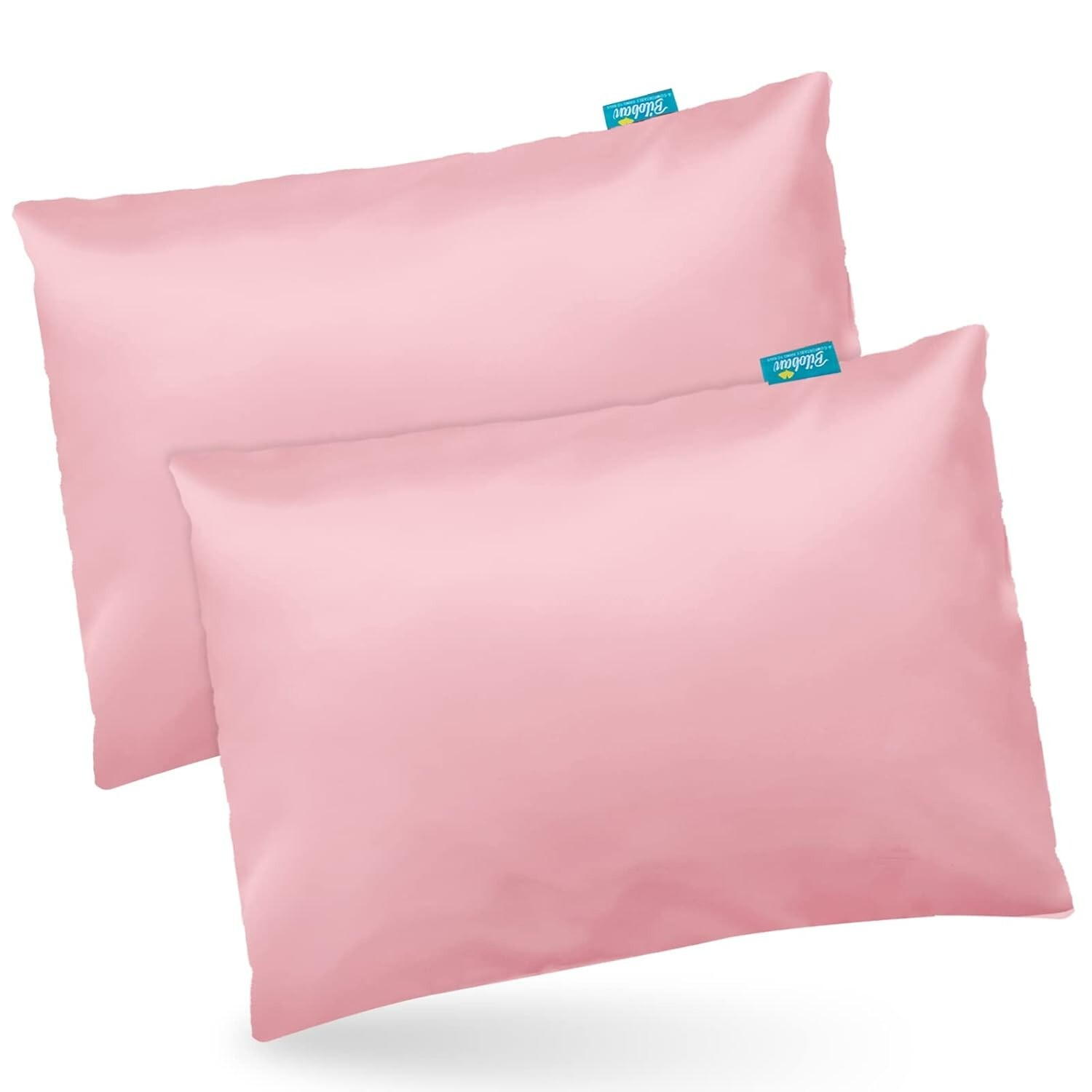 Soft Satin Kids Pillowcases Toddler Pillowcase for Hair and Skin 2 Pack 13"x18"