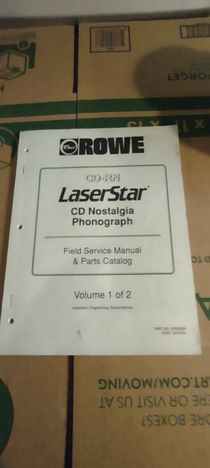 rowe cd rm laser star arcade manual #1040