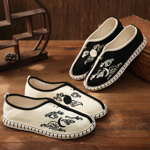Chinese Style Men's Martial Arts Shoes Old Beijing Taoist Tai Chi  Shoes New