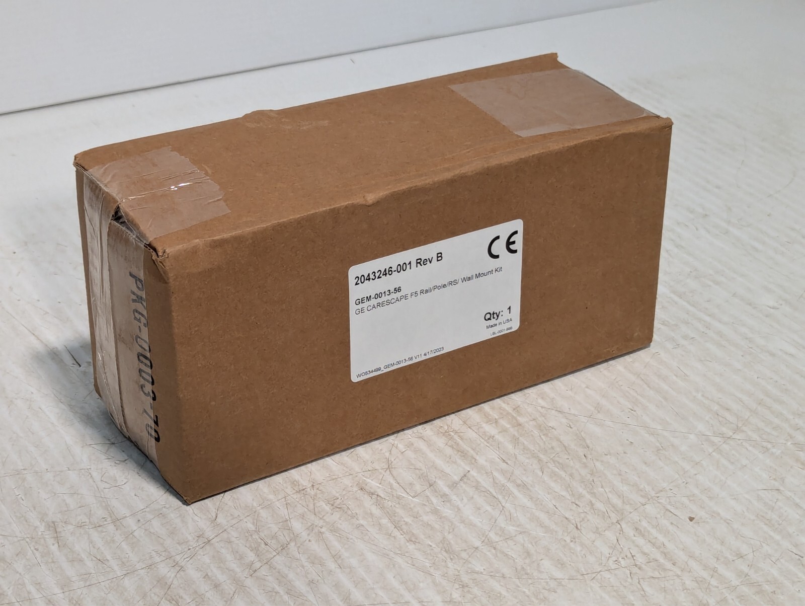 GCX 2043246-001 CareScape F5 Rail/Pole/RS/Wall Mount Kit GEM-0013-56 - Free Ship
