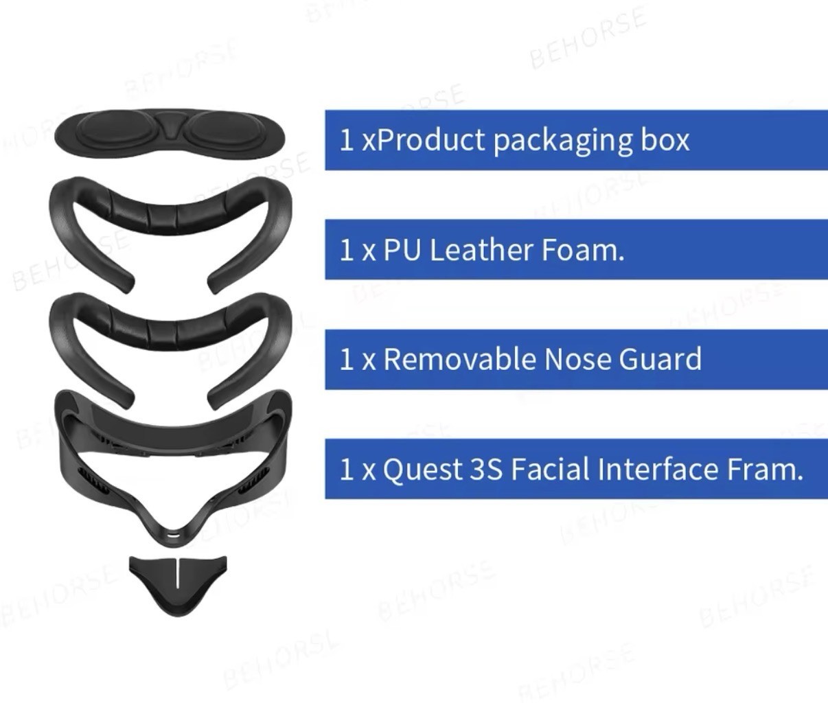 Facial Interface & Face Pad for Meta Quest 3S VR Headset Replacement NEW