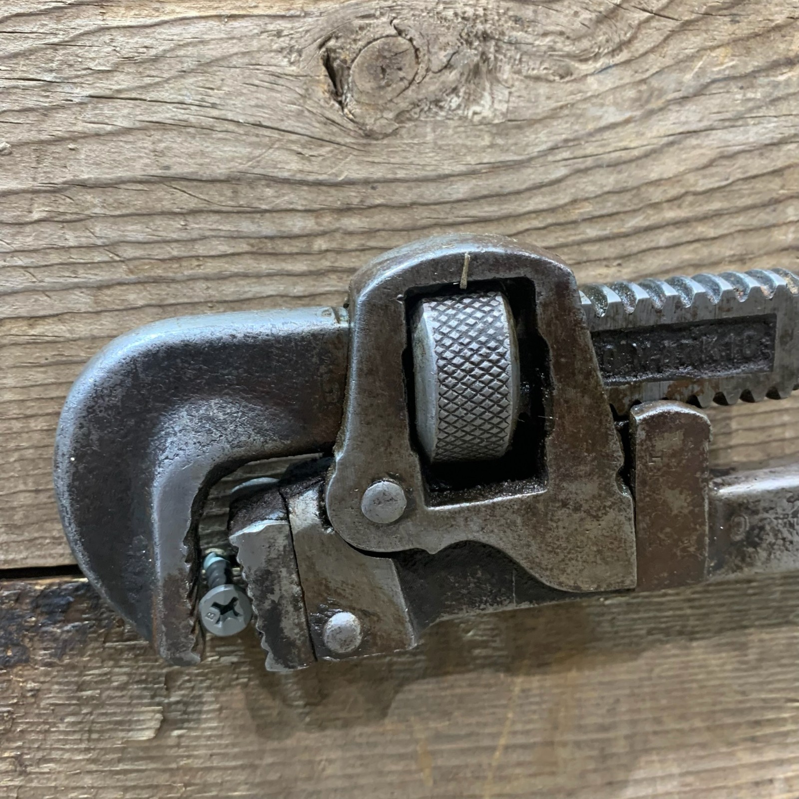Early 1900s Trimo, 10" Pipe Wrench