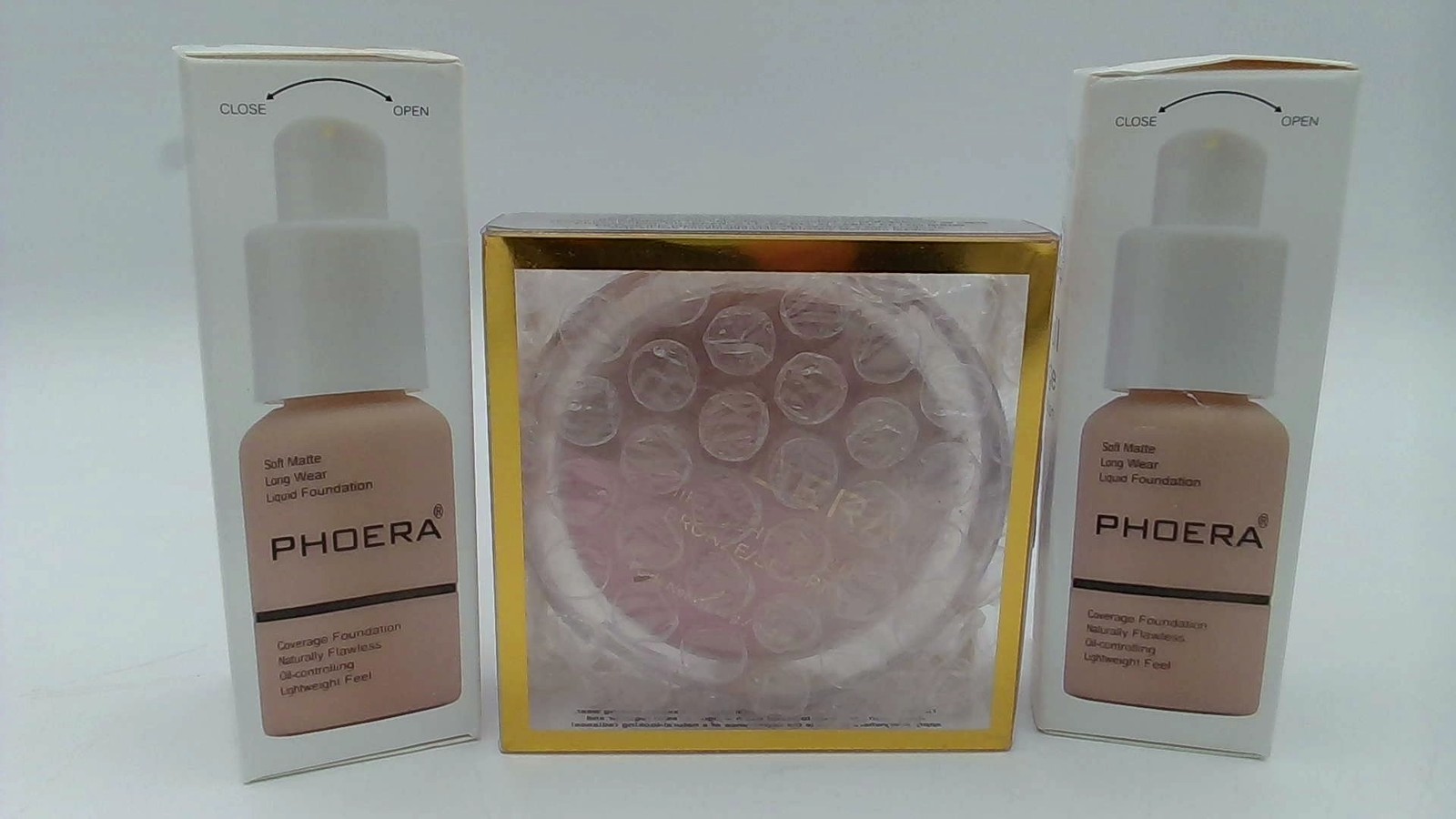 PHOERA Soft Matte Full Coverage Beige Liquid Foundation Longlasting Makeup