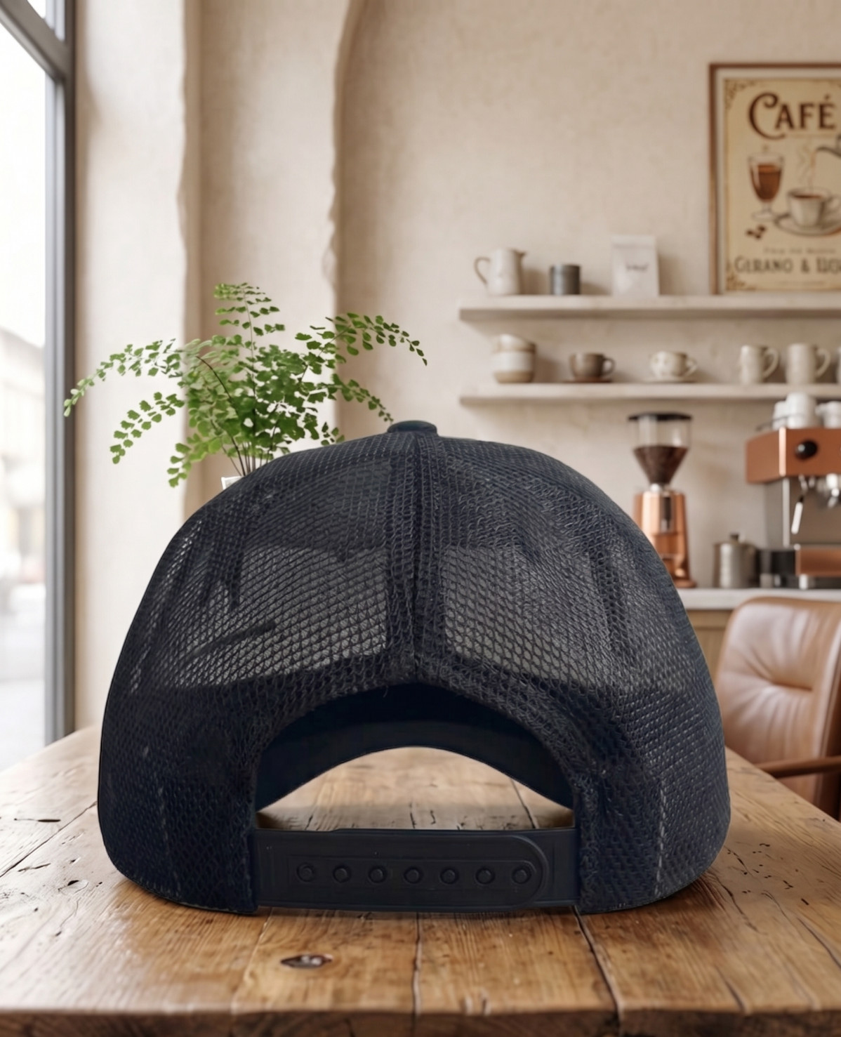 Burger King Embroidered Black Trucker Hat Mesh Adjustable Cap