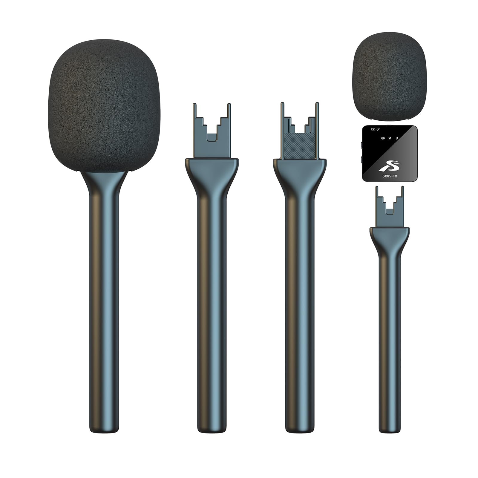 Mic Handle for DJI RODE Microphone Handheld Stand Wireless GO, Interview...