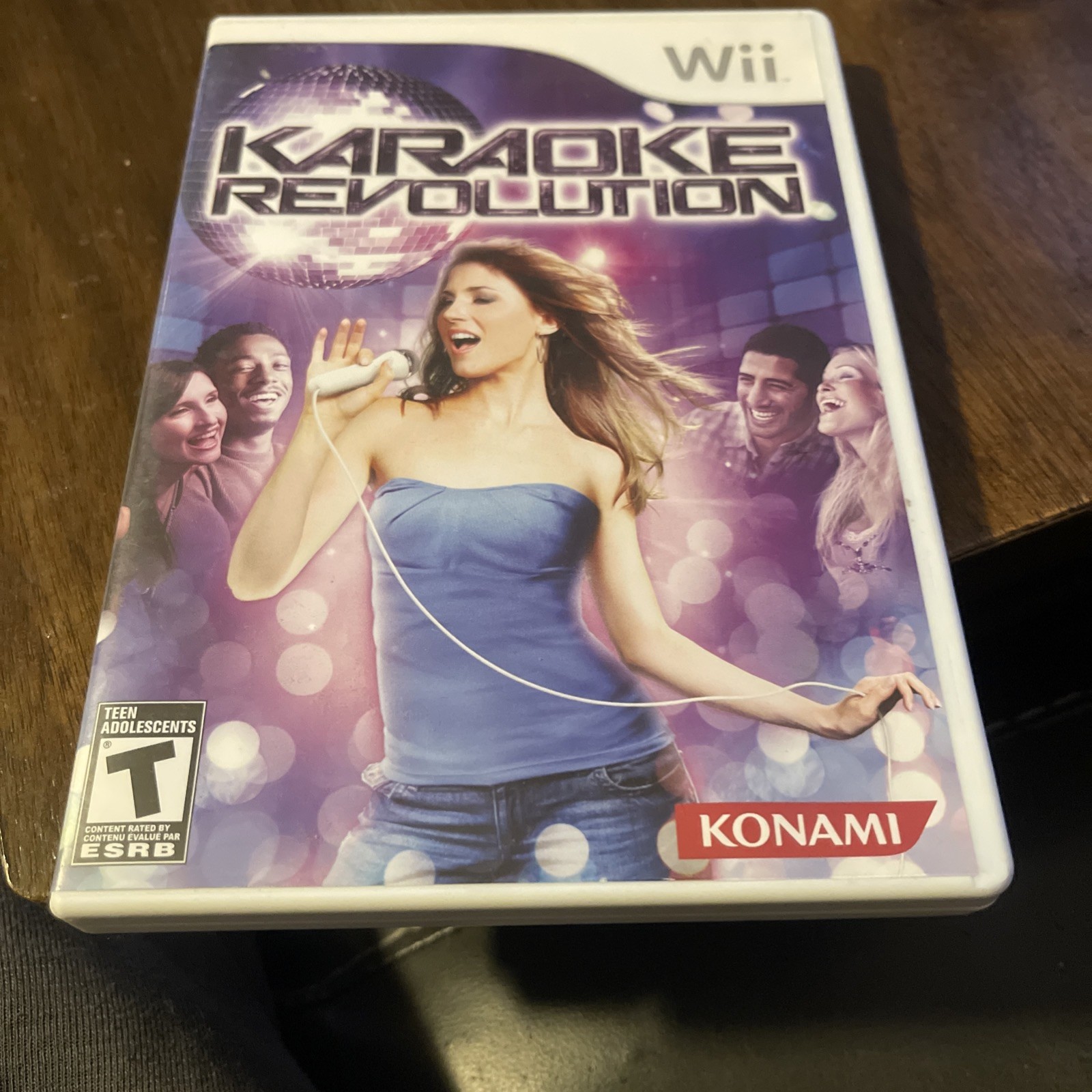 Karaoke Revolution Nintendo Wii complete free shipping