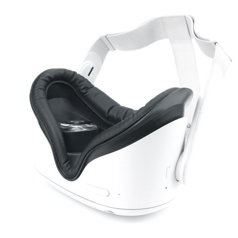 Face Cushion Pad for Meta Quest 2 VR Facial Interface Replacement PU Leather