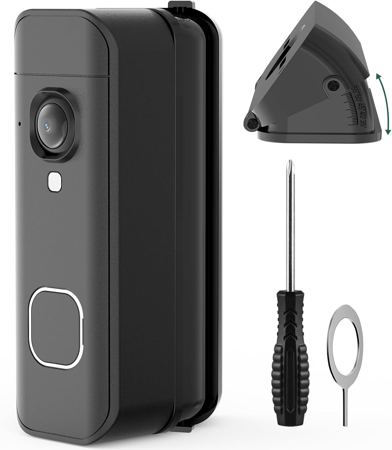 Blink Dorbell Angle Mount, Doorbell Kit for Blink Battery Doorbell 2K+ | 30°–55°