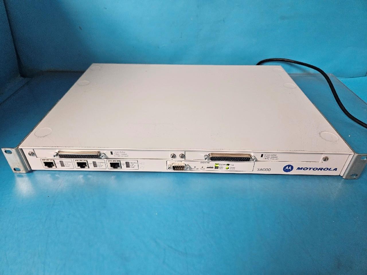 MOTOROLA S6000 ST6000C CLN1780D MULTI PROTOCOL ROUTER W/ POWER CORD RACKMOUNT