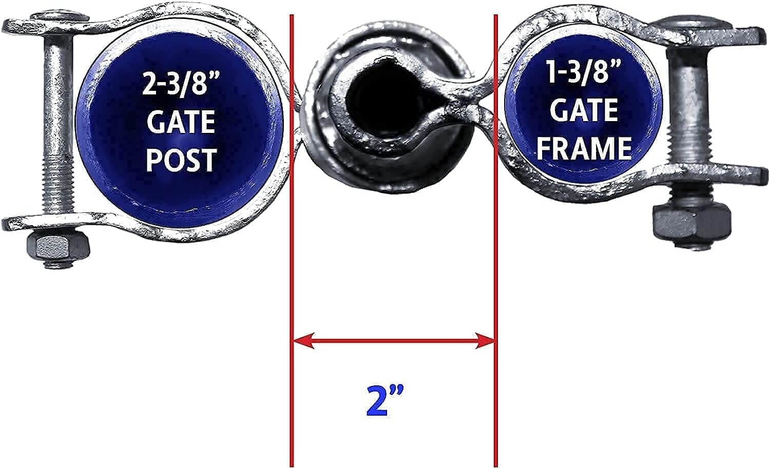 Reliable Chain Link Gate Closer - Self-Closing Design for Easy Operation