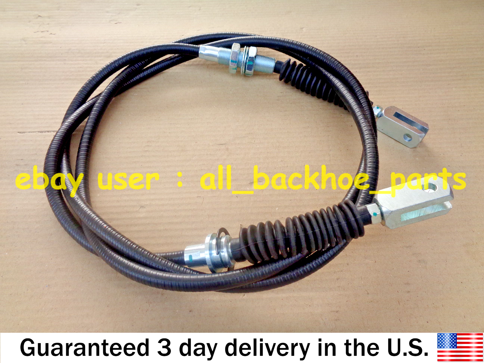 JCB BACKHOE TELEHANDLER - HAND BRAKE CABLE (PART NO. 910/60074)