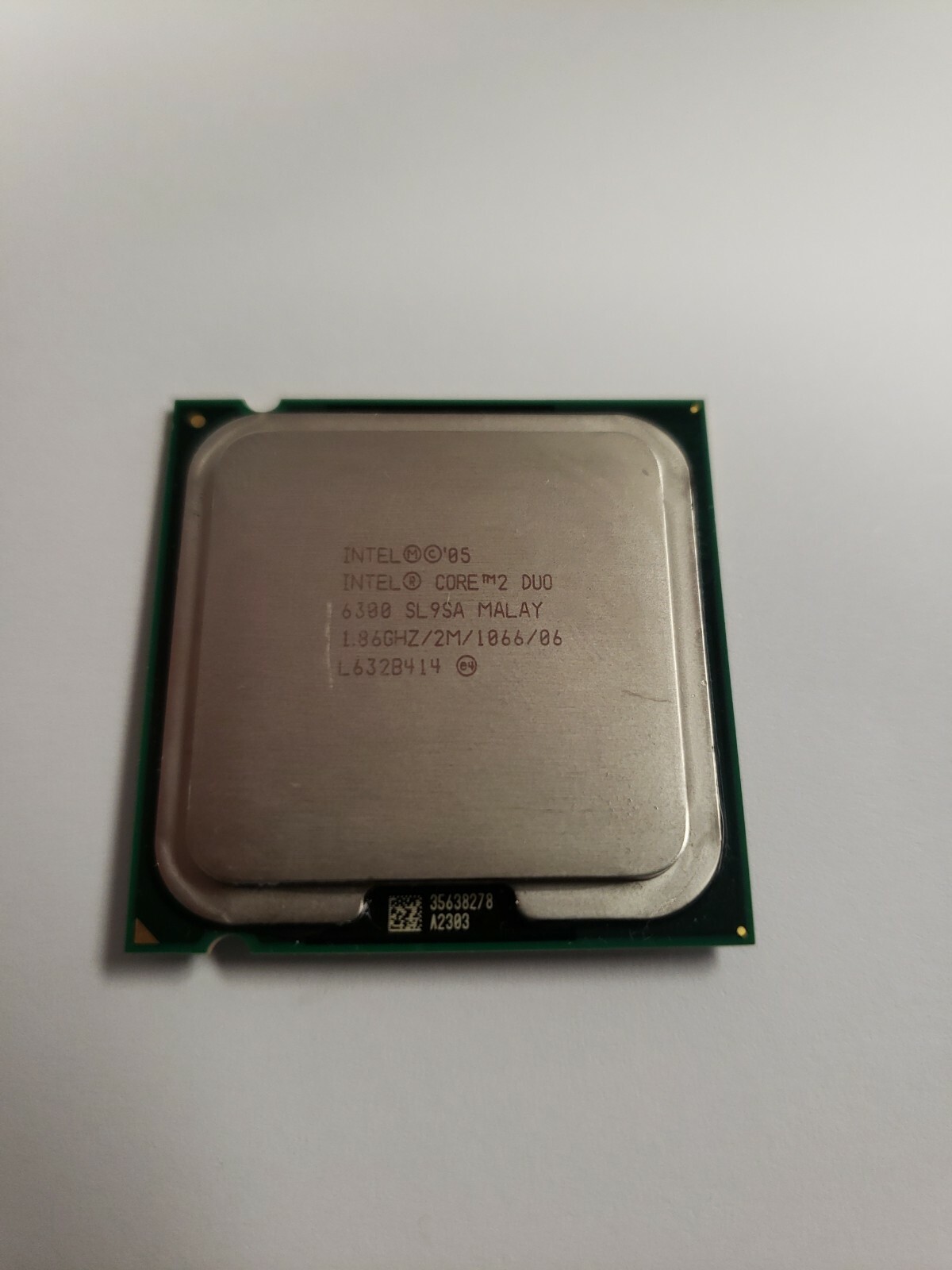 Intel Core 2 DUO E6300 1.867GHz 2M 1066MHz Socket 775 Processor SL9SA Tested Wor