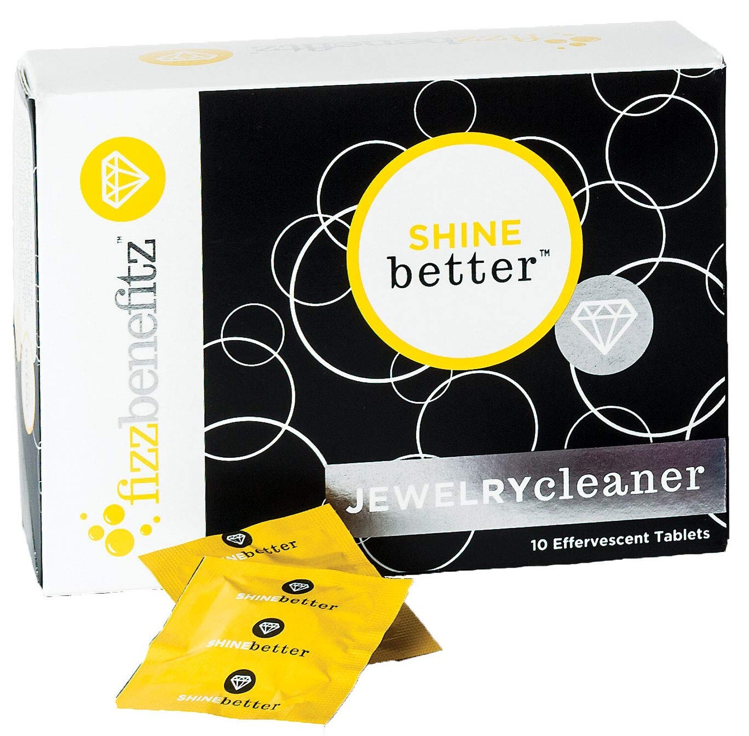 Shine Better Jewelry Cleaner - Restores Brightness to Gold, Diamond, Sterling...