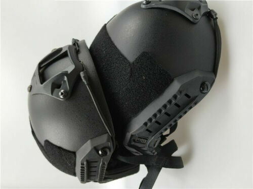 UHMW-PE BALLISTIC IIIA BULLET PROOF HELMET SIZE M MEDIUM BLACK