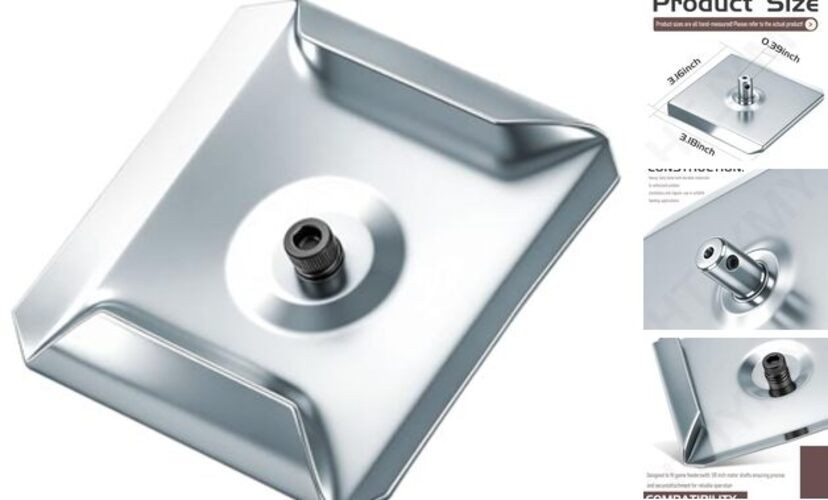 Heavy Duty 6V Spinner Plate for Deer Feeder - 1/8 Inch Motor Shaft