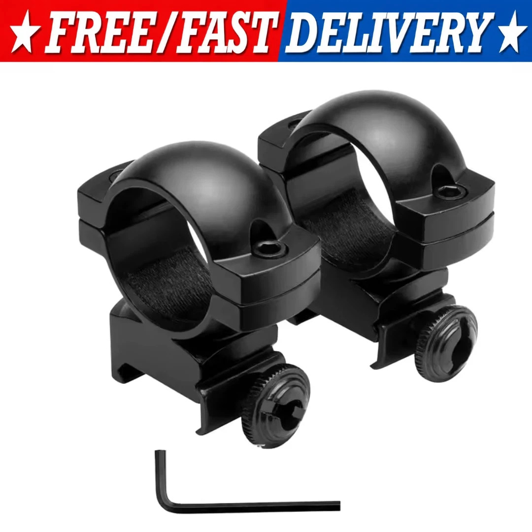 Scope Rings Low Profile Rifle Scope Mount 1 Inch Ring for Picatinny Rail Mount