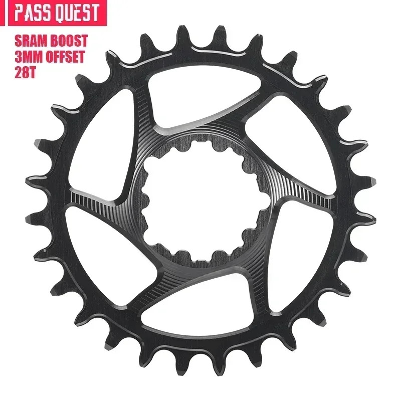 3mm Offset Crankset MTB Narrow Wide Chainring 28T 30T 32T 34T 36T 38T Chainwheel