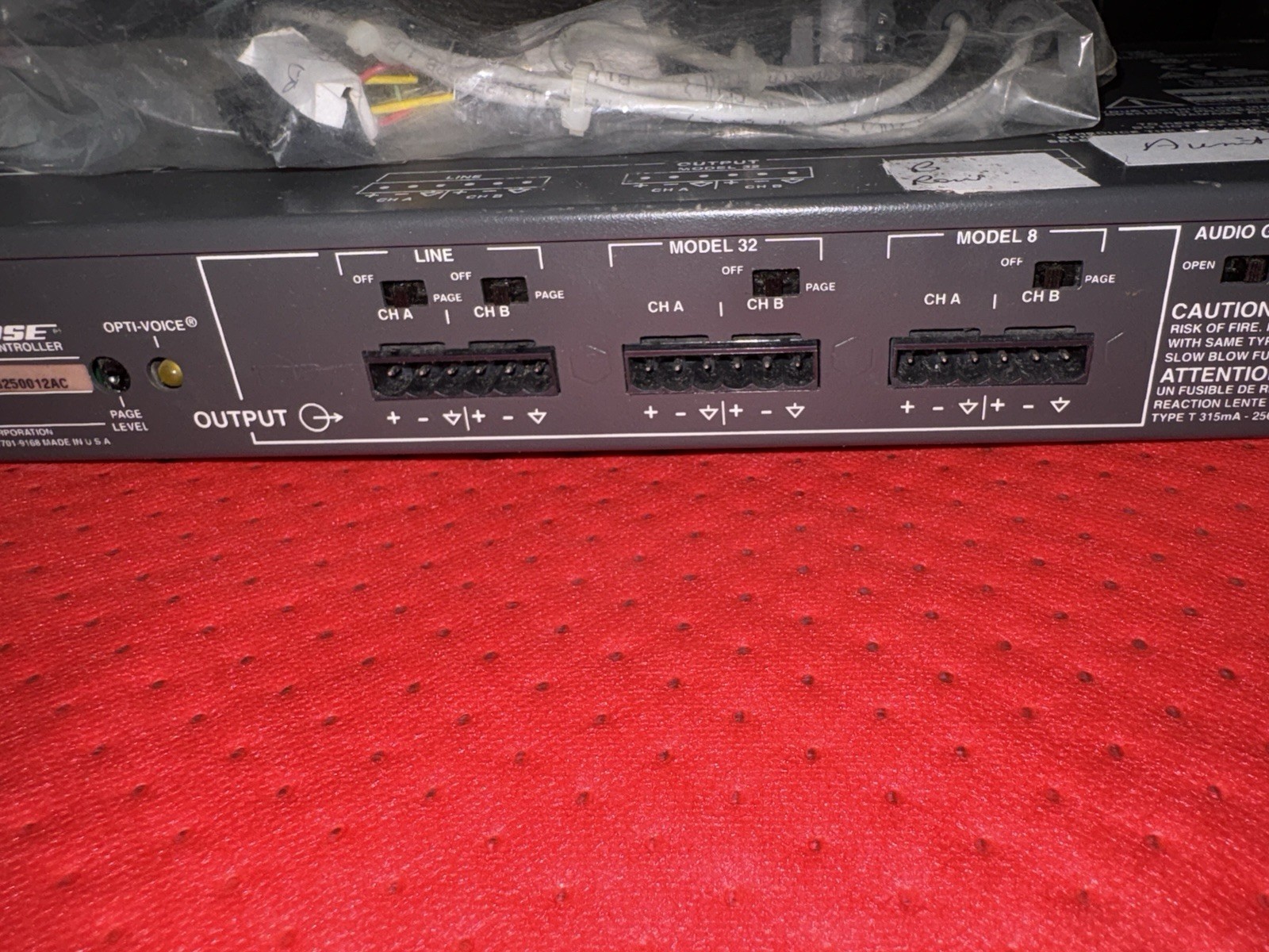 Bose FreeSpace Model 8/32 Rackmount System Controller W/ All Connectors