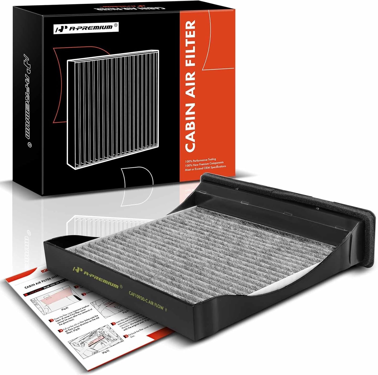Cabin Air Filter with Activated Carbon Compatible with Subaru Model -
